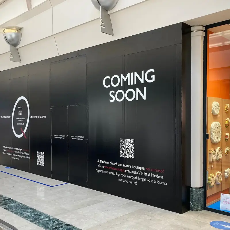 cesate per ristrutturazione negozio in gallerie commerciali, outlet e centri commerciali